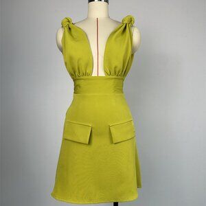 🎀 Y2K Aesthetic Suspender Dress 🎀 High Waist Adjustable Straps + Pockets | Sch